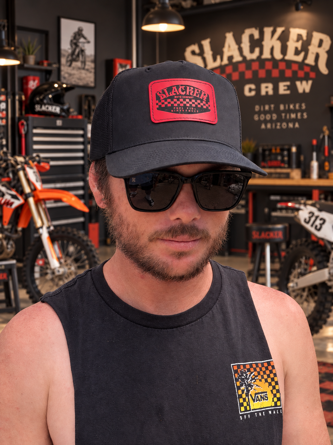 Red Checkered Snap-Back
