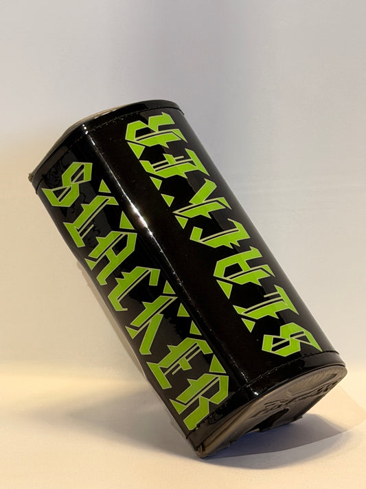 Black/Green SLACKER Thick bar pad