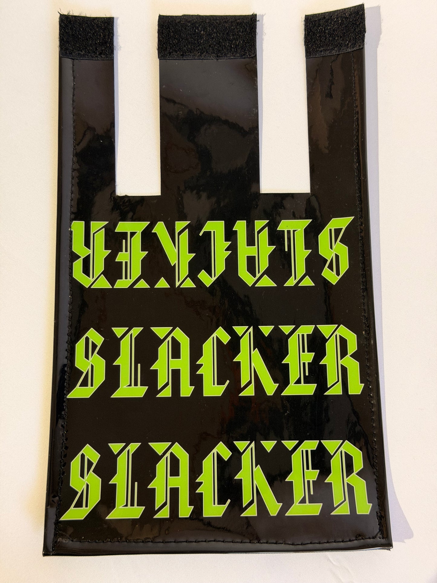 Black/Green SLACKER Thick bar pad