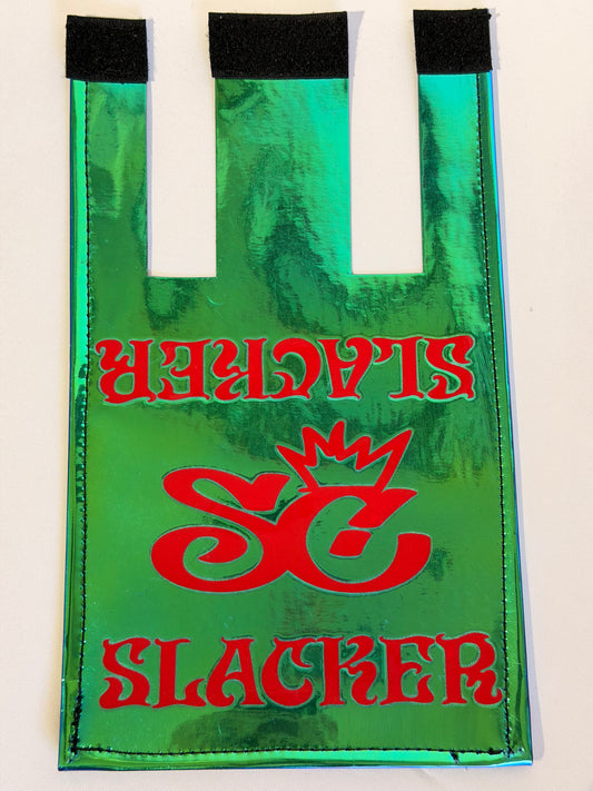 Blue Fade holographic/Red Thick bar pad