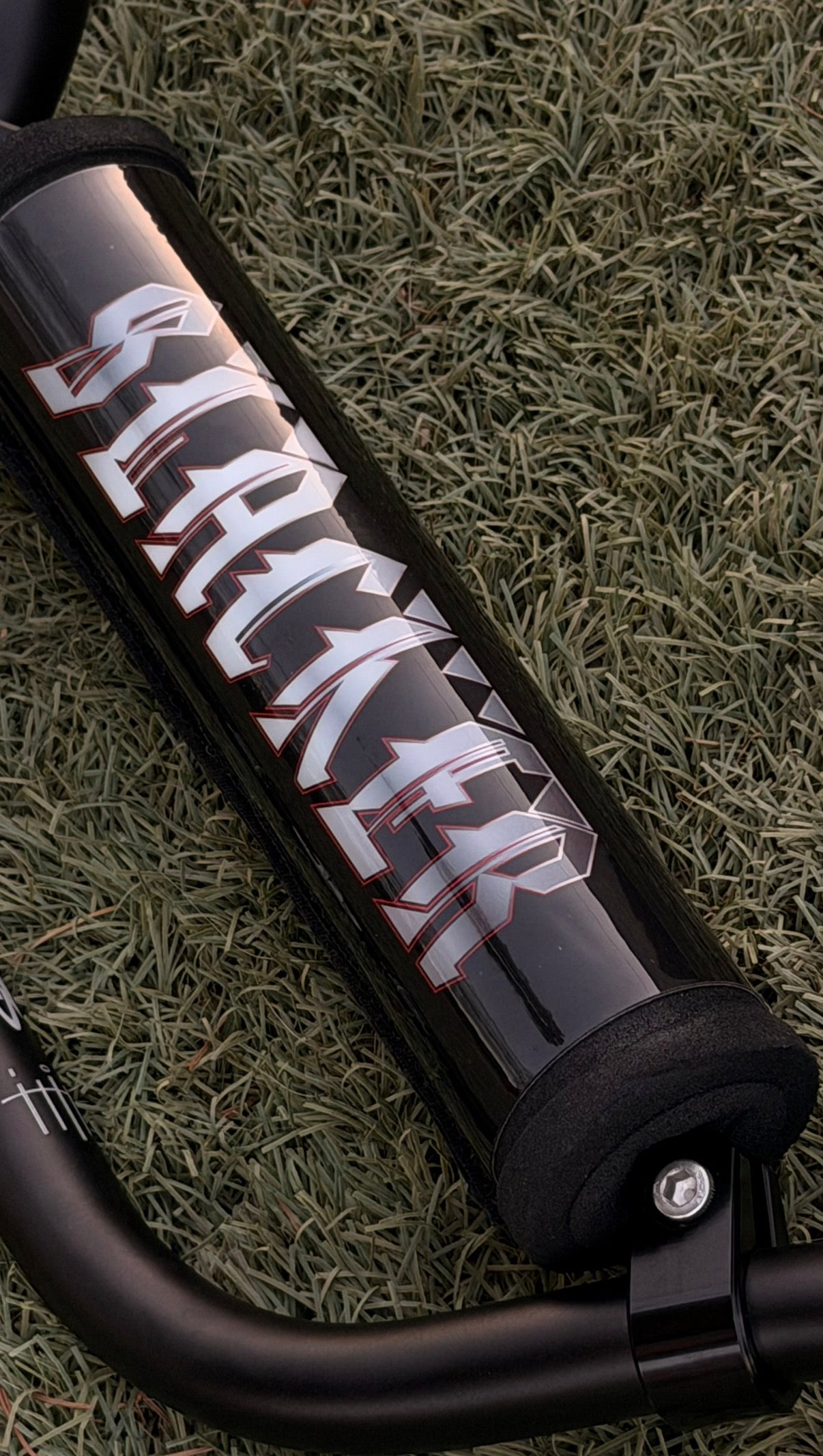 Silver Red Fade Crossbar wrap