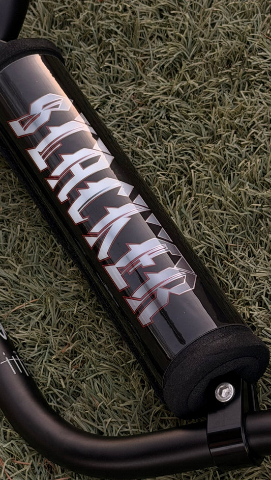 Silver Red Fade Crossbar wrap