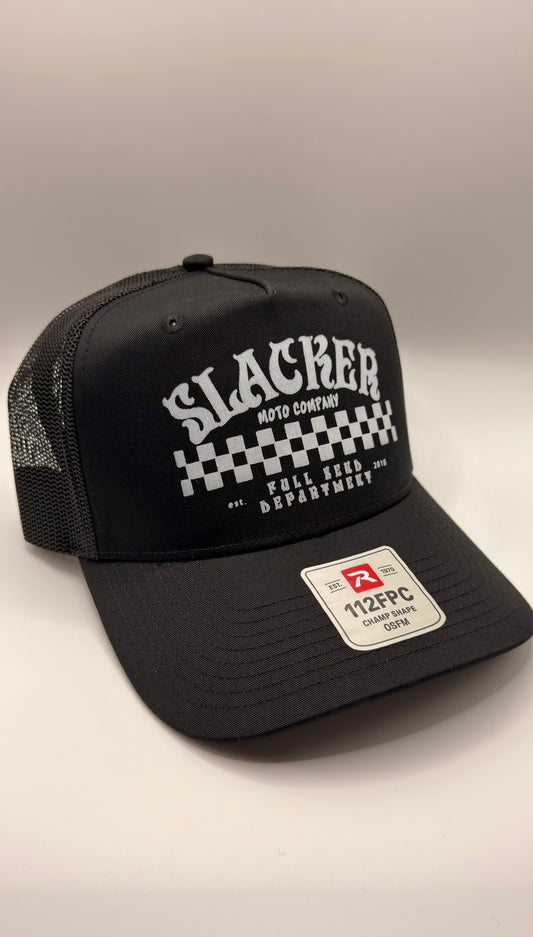 Black Trucker Mesh Hat