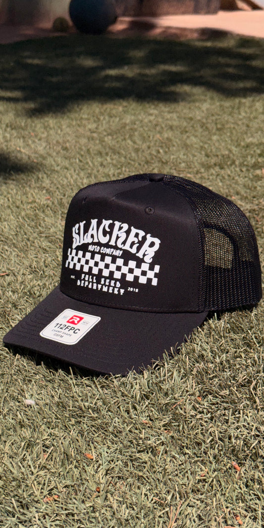 Black Trucker Mesh Hat